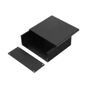 Circuit Board PCB Instrument Aluminum Cooling Box DIY Electronic Project Enclosure Case Shell Protect Box