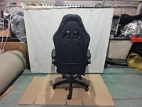Chaise de jeu moderne en cuir noir de qualité supérieure, pivotante, réglable en hauteur, chaise OEM pour le jeu