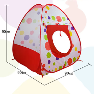 Ensemble de jouets sportifs unisexe pour intérieur/extérieur, <span class=keywords><strong>tunnel</strong></span> pliable, maison de jeu, <span class=keywords><strong>piscine</strong></span> à balles en deux parties, fabriqué en polyester durable, 90 cm, pour les enfants de 0 à 7 ans - Product Image 3