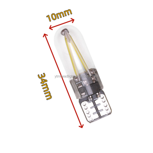 T10 <span class=keywords><strong>Wedge</strong></span> cơ sở W5W COB LED Glass xe bóng đèn Đèn Đèn Đọc Sách 12V Filament Glass chiều rộng chỉ số đèn giấy phép Tấm Đèn - Product Image 4