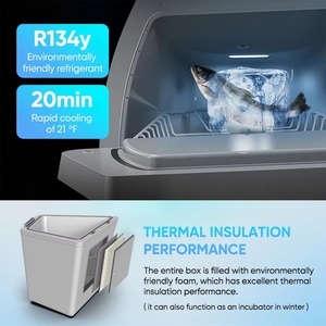 Nuevo Refrigerador Portátil Compacto Termoeléctrico para Vehículo, Mini Nevera para Auto Tesla Modelo Y, Capacidad de 16L, Pantalla Digital, para Exteriores - Product Image 6