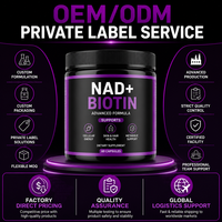 Complément alimentaire anti-âge avancé NAD+ Collagène Peptides Gummy 100g pour adultes, directement de l'usine, emballage personnalisé OEM ODM