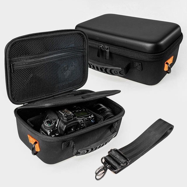 Camera Bag for Canon EOS Rebel T7 Mark II R100 R50 R8 R10, Portable Shockproof Digital Camera Protective Storage Carry Case