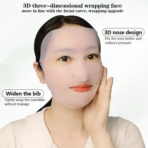 Masque en feuille d'hydrogel de glycérine en silicone de marque privée Anti-âge Nourrissant Soin du visage pour tous les types de peau Service OEM disponible - Product Image 6