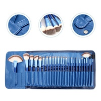 Fournisseurs oem marque personnalisée 6 pièces 10 avec étui de poche en vrac 24 pièces pinceaux de maquillage