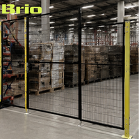 Barrera de Seguridad Extensible Brio de Gran Envergadura para Máquinas, Soporte Extra Largo, para Producción Automatizada en Espacios Amplios