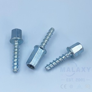 MALAXY Vis autotaraudeuse à béton avec filetage intérieur pour tige de suspension de 3/8 "<span class=keywords><strong>Boulon</strong></span> d'ancrage à béton fileté <span class=keywords><strong>femelle</strong></span> - Product Image 1