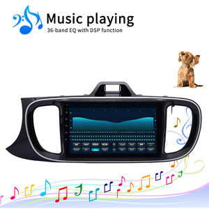 9 Inch 8 Lõi Android 10.0 Car Dvd Multimedia Player Đài Phát Thanh Video Stereo <span class=keywords><strong>Gps</strong></span> Hệ Thống Định Vị Cho Kia Soluto 2018-2020 - Product Image 3
