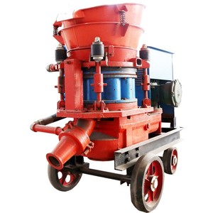 Khô Loại phun bê tông vữa shotcrete ném xách tay shotcrete Máy phun cho tôi - Product Image 5