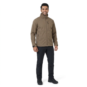 High Quality Softshell Jackets for Men New Style Windproof and Light Weight Custom Popular High Street Design for Winter - Product Image 1