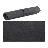 Tapis de bureau en feutre de laine doux de qualité supérieure avec logo personnalisé, antidérapant, grand tapis de protection pour clavier et souris d'ordinateur pour la maison et le bureau