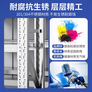 Estantería Industrial de Acero Inoxidable de Alta Resistencia para Almacén, Multicapa, Instalación Rápida, Blanca, Totalmente Abierta - Product Image 5