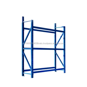 Étagère à longue portée de support de stockage d'entrepôt de pneu en métal à usage moyen pour empiler dans les usines et les entrepôts - Product Image 4