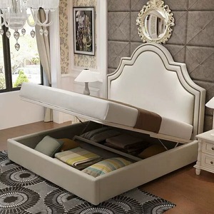 ชุดห้องนอนหรูหราสไตล์อิตาลี เตียงหนังแท้คุณภาพสูง ดีไซน์ทันสมัย ขนาดคิงไซส์และควีนไซส์ สำหรับเฟอร์นิเจอร์ห้องนอน - Product Image 2