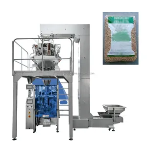 10kg Dry Fruits Beans Fertilizer Oat Oatmeal Flake Wood Pellet Grains Pack Equipment Automatic Snack Filling Packaging Machine