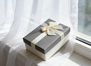 Rigid Gray Board Covered Specialty Paper Eco-Friendly High-End Matt Lamination Embossing Sponge Lined Custom Size Vietnam for - Product Image 1