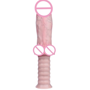 28cm Handheld Silicone <b>Dildo</b> with Suction Cup Couple Adult Anal Stimulation Product Female Vaginal Masturbation Dual-layer Penis - Product Image 4