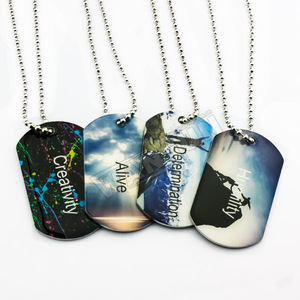 <b>Custom</b> Personalized Logo Printed Stainless Steel Blank Metal <b>Dog</b> <b>Tags</b> - Product Image 4