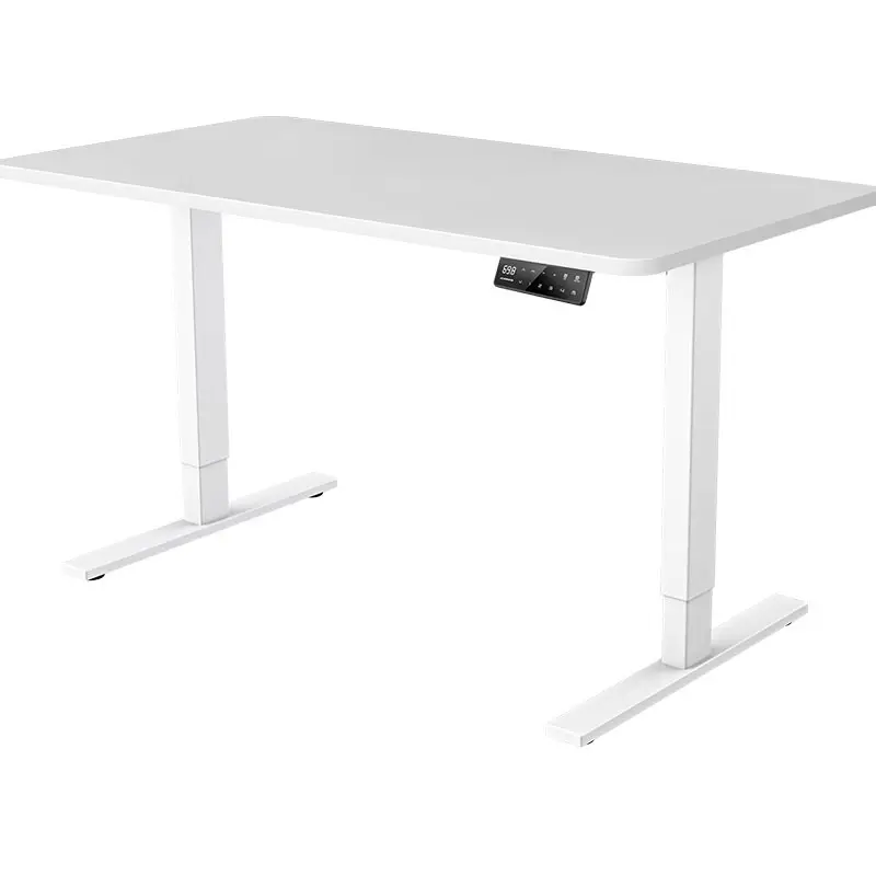 Modern Ergonomic Desktop Standing Desk Simple Design Electric Adjustable Table Height Adjustable Desk for Office Home