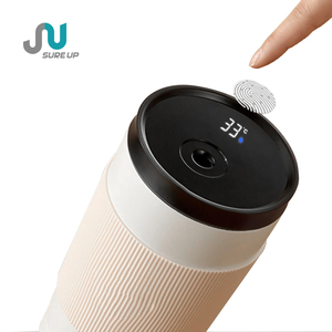 Mug intelligent personnalisé <span class=keywords><strong>de</strong></span> 460 ml, gobelet en acier inoxydable à large ouverture, affichage <span class=keywords><strong>de</strong></span> la température, thermos à café, paille, 6 à 12 heures - Product Image 3