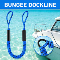 Vente en gros usine – Corde élastique de 4/5/7 pieds pour attache de quai, résistante à l'eau salée, accessoire marin