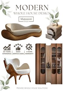Canapé en bois courbé moderne et luxueux, éco-responsable, une place, en bois massif, pour salon, chambre, maison, appartement, hôtel - Product Image 2