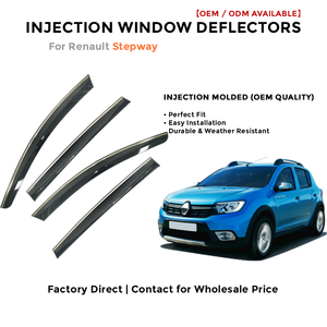 Déflecteurs de fenêtre latérale pare-pluie pour Toyota Cruiser 2019-2020 accessoires auto - Product Image 2