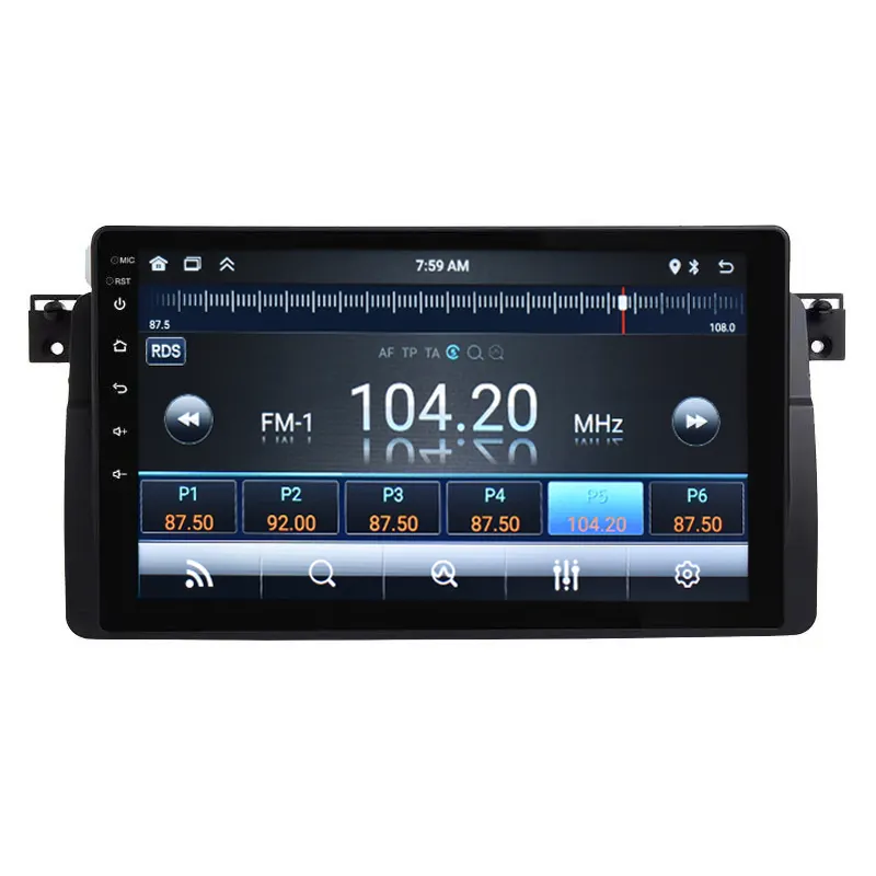 BMW E46(1999-2005) ミラーリンク/FM/USB Androidカーラジオ用のBMW e46 AndroidラジオマルチメディアカーAndroid palyer使用