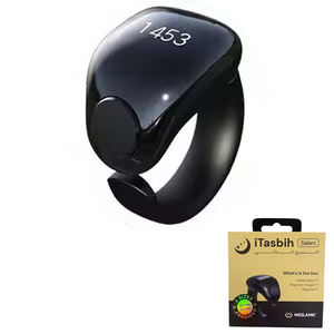 Хит продаж, черный IP68 водонепроницаемый смарт-кольцо IQIBLA, счетчик IOS, Управление приложениями, пластиковый корпус, функция будильника - Product Image 2