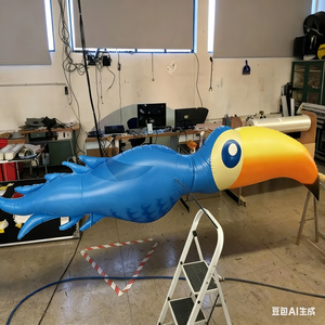 Modello Pubblicitario Gonfiabile Volante a Forma di Tucano da 3,8m, Controllato via Radio, per Spettacoli, Prezzo di Fabbrica - Product Image 3