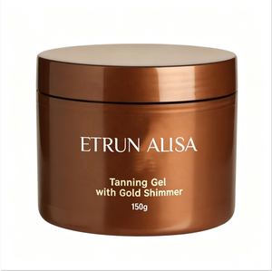 ETRUN ALISA Private Label Gel de bronceado intensivo Sunbed Loción de bronceado para bronceado natural sin arrugas con brillo dorado - Product Image 1