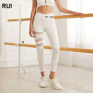 Leggings de Yoga de Cintura Alta Elástica para Mujer, Diseño Moderno, Color Sólido, Levanta Glúteos, Transpirables, de Secado Rápido, Spandex/Nylon - Product Image 1