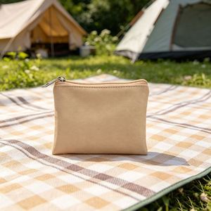 Portable Travel Cosmetic Bag Makeup Pouch for <b>Lipstick</b> Brushes Toiletry Organizer Lightweight Zipper Closure with <b>Custom</b> Logo - Product Image 1
