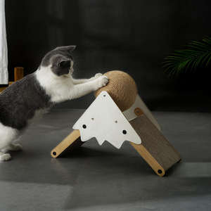 Poste Rascador para Gatos Interactivo y Ecológico Más Vendido, con Material de Sisal, Diseño de Montaña Nevada, Función de Árbol para Gatos - Product Image 4