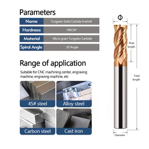 ATW promozione 5% sconto 4 flauto frese a compressione di frese per <span class=keywords><strong>Router</strong></span> - Product Image 4