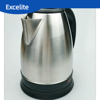 Bouilloire à eau et thé en acier inoxydable, 1500w, 2 l, 220V, appareils de cuisine domestique