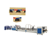 Machine à plier et à coller les cartons ondulés de haute qualité, machine automatique de pliage et de collage du carton