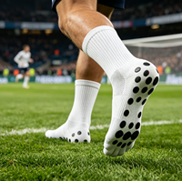 Chaussettes de football antidérapantes à cinq doigts, respirantes, rembourrées, de qualité supérieure, pour l'entraînement sportif, absorption des chocs