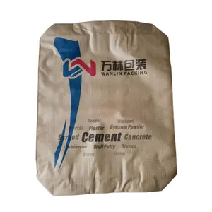 फैक्टरी आपूर्तिकर्ता पीपी बुना बैग खाली सीमेंट बैग पीपी वाल्व बैग 20 KG 25 KG 40 KG 50 KG चीन निर्माण