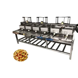 Big Capacity Commercial Penumatic Pressure 6 Tofu Mold Bean Curd Pressing Making Machine