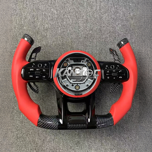 <span class=keywords><strong>พวงมาลัย</strong></span>คาร์บอนไฟเบอร์สีขาวสำหรับรถยนต์ Mercedes Benz W204 W205 W212 W213 W447 W166 E300 C250 C63S C450 E53 GLA45 E300D - Product Image 3