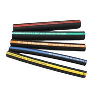 Tuyau hydraulique en NBR tressé en fil d'acier 1/4-2 pouces DIN 2SN 1SN/SAE R2 R1 avec service de découpe