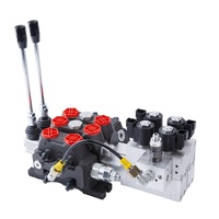 Nouvelle vanne à commande à distance - Vanne à 2 voies 80 lpm (21 gpm) - Vanne hydraulique à commande par joystick pour machines de construction