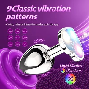 STELLAR PATH TY-260509 CN Medium Vibrateur anal télécommandé sans fil avec base en forme de cœur, jouet sexuel pour femmes, application mobile - Product Image 5