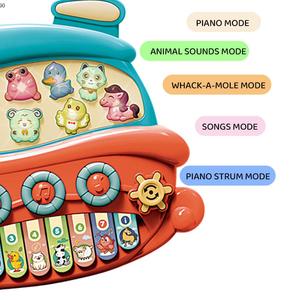 Juguete Musical para Niños, Tema de Animales, Lindo <span class=keywords><strong>Piano</strong></span> Eléctrico Multifuncional Educativo con Diseño de Dibujos Animados de Animales - Product Image 3