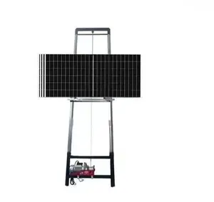 批发自动太阳能电池板提升机电动梯子货运电梯提升不锈钢机