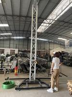 Soporte de Altavoz Line Array Portátil de Aleación de Aluminio 6061, Estructura Triangular en A, Barra de Tamaño Personalizado, Estructura de Soporte para Exteriores, Iluminación de Escenario