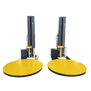 Elektrische Automatische Stretchfolienwickelmaschine für Kunststoffpaletten Kartons & Kisten Verpackung Lebensmittelanwendung - Product Image 3