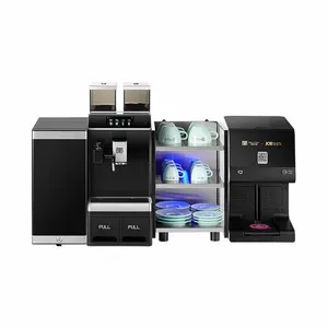 BTB-101+3 Commercial Coffee Machine Automatic Coffee Machine With Smart Touch Screen For Brewing 16 Coffee Drinks