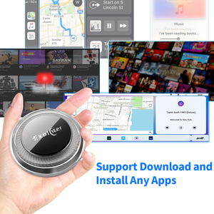 กล่อง Exploter <span class=keywords><strong>ApplePie</strong></span> <span class=keywords><strong>CarPlay</strong></span> Ai Box ระบบ Android13 ความจุ 8GB+128GB รองรับ Wireless Android Auto สำหรับรถยนต์ VW ID3 Porsche รองรับ OEM Wireless <span class=keywords><strong>CarPlay</strong></span> พร้อมแอป Play Box - Product Image 4